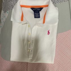 Girls Polo Ralf Lauren Shirt Size 8 Years