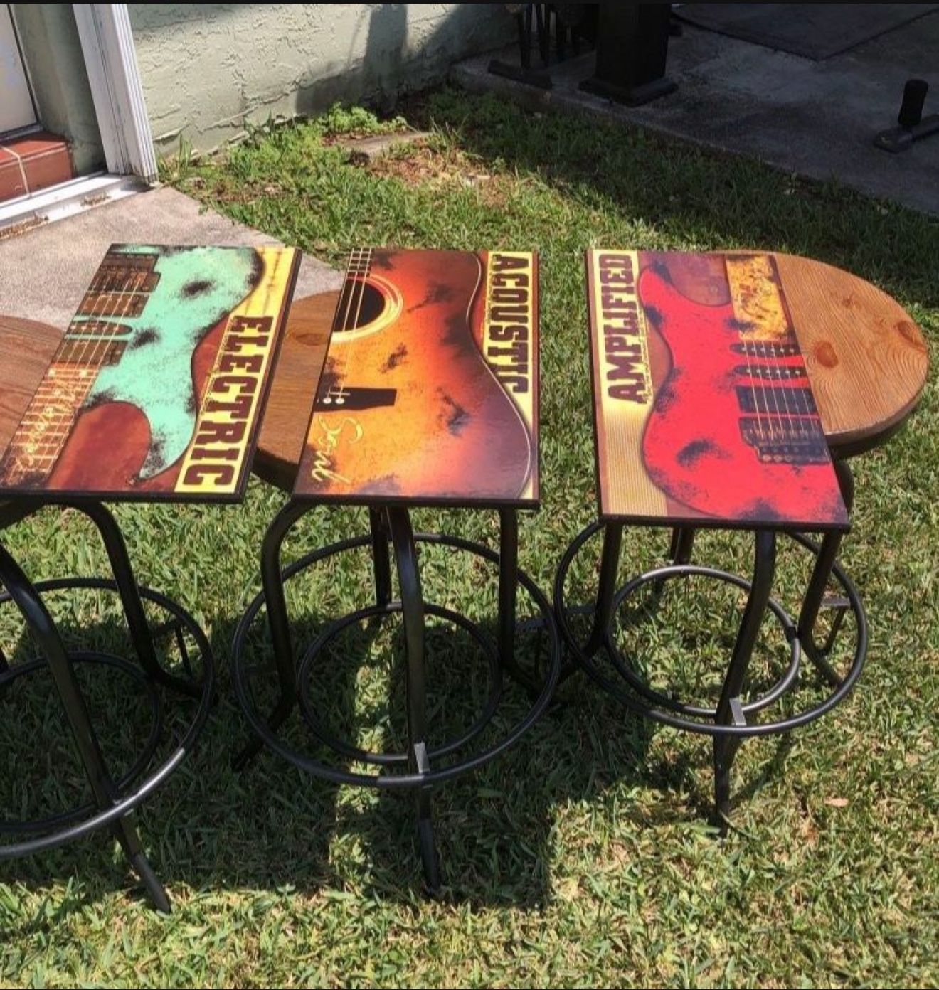 Cool Guitar Art- 3 Piece Set