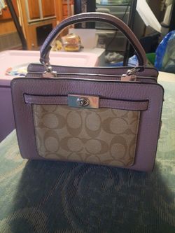 Ice purple Coach handbag