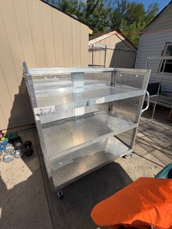 Heavy Duty Metal Rolling Shelf Cart