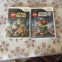 Wii Games- Star Wars Complete Saga And III