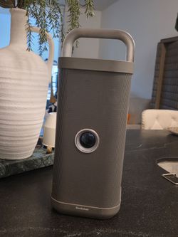 Brookstone Big Blue Party Indoor-Outdoor Bluetooth Speaker