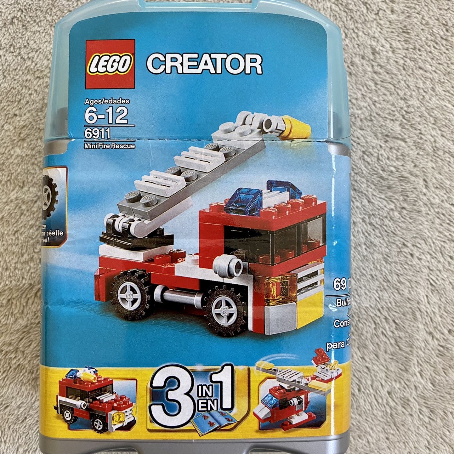 Lego Creator 3 in 1 Mini Fire Rescue 6911 for Sale in Orange CA OfferUp