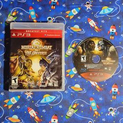 Mortal Kombat Vs DC Universe Sony PlayStation 3 PS3 Game & Case Tested Works great!!