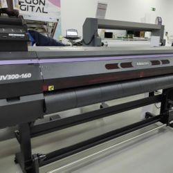 64” UV LED PRINT & Cut Printer 7 Extra Ink One Roll Vinyl And Demo Sai Flexi Rip