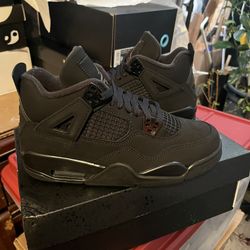 Air Jordan 4 GS Black Cat Size 6