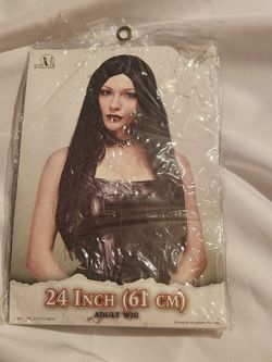 Dark brown/black Adult Costume Wig