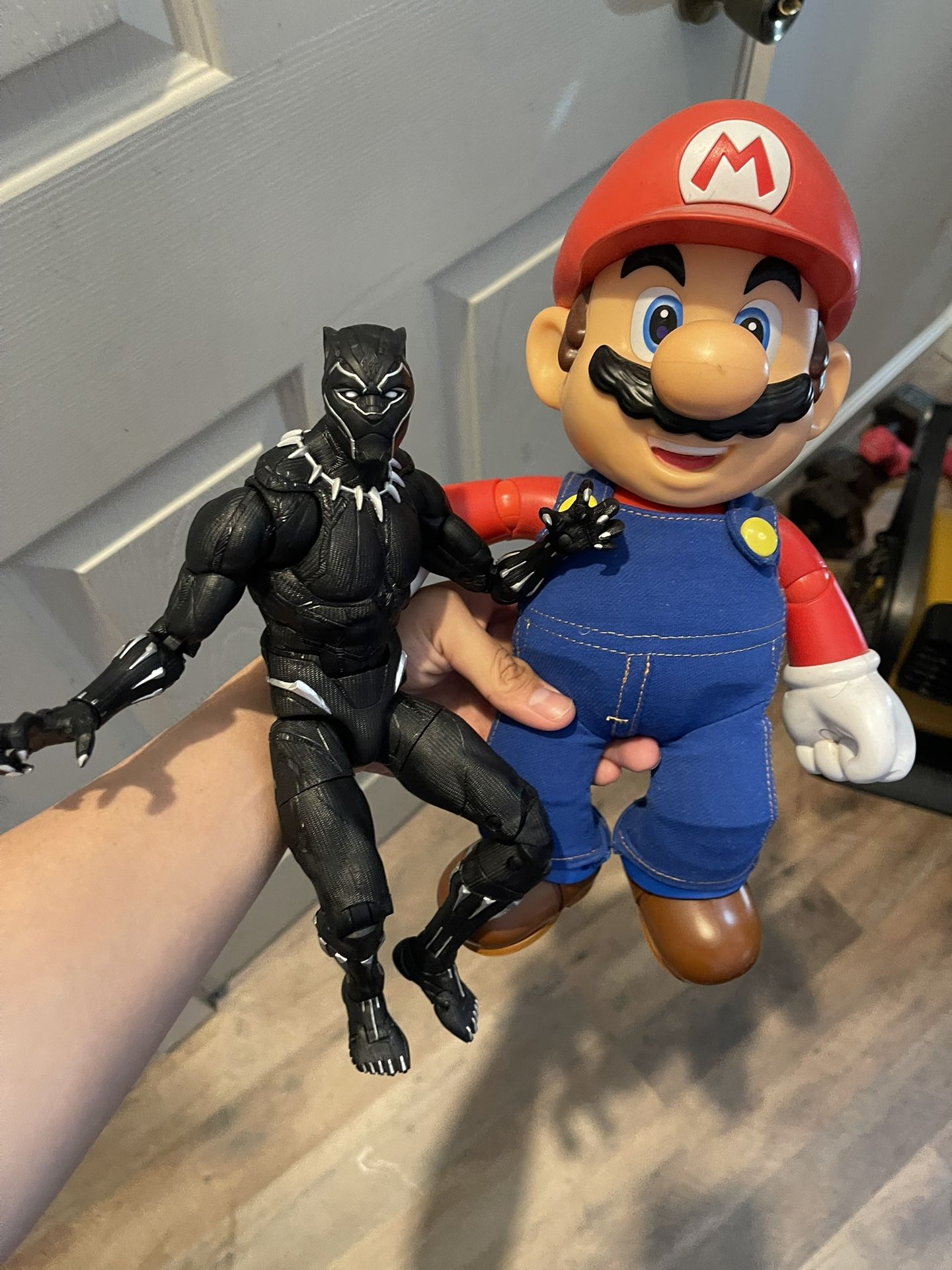 figures These Figures Are Big , Mario And Black Pannther