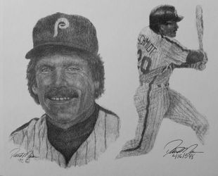 Sports Art - Limited Edition - Mike Schmidt - NBA - David Maas