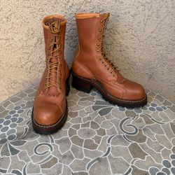 WORK BOOTS WHITE’S STELL TOE SIZE 10.5 MENS 