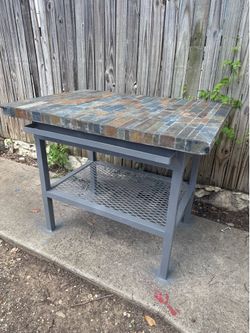 GRILL PREP STATION HEAVY STONE & METAL
