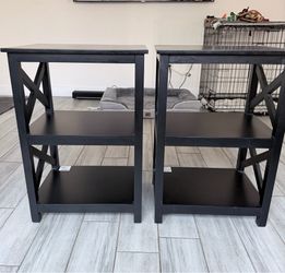 And tables black like new