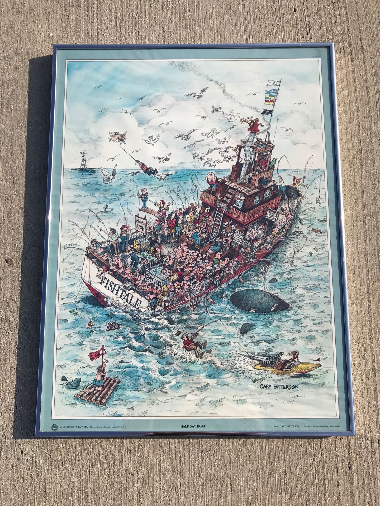 Vintage Gary Patterson 1982 Half Day Boat