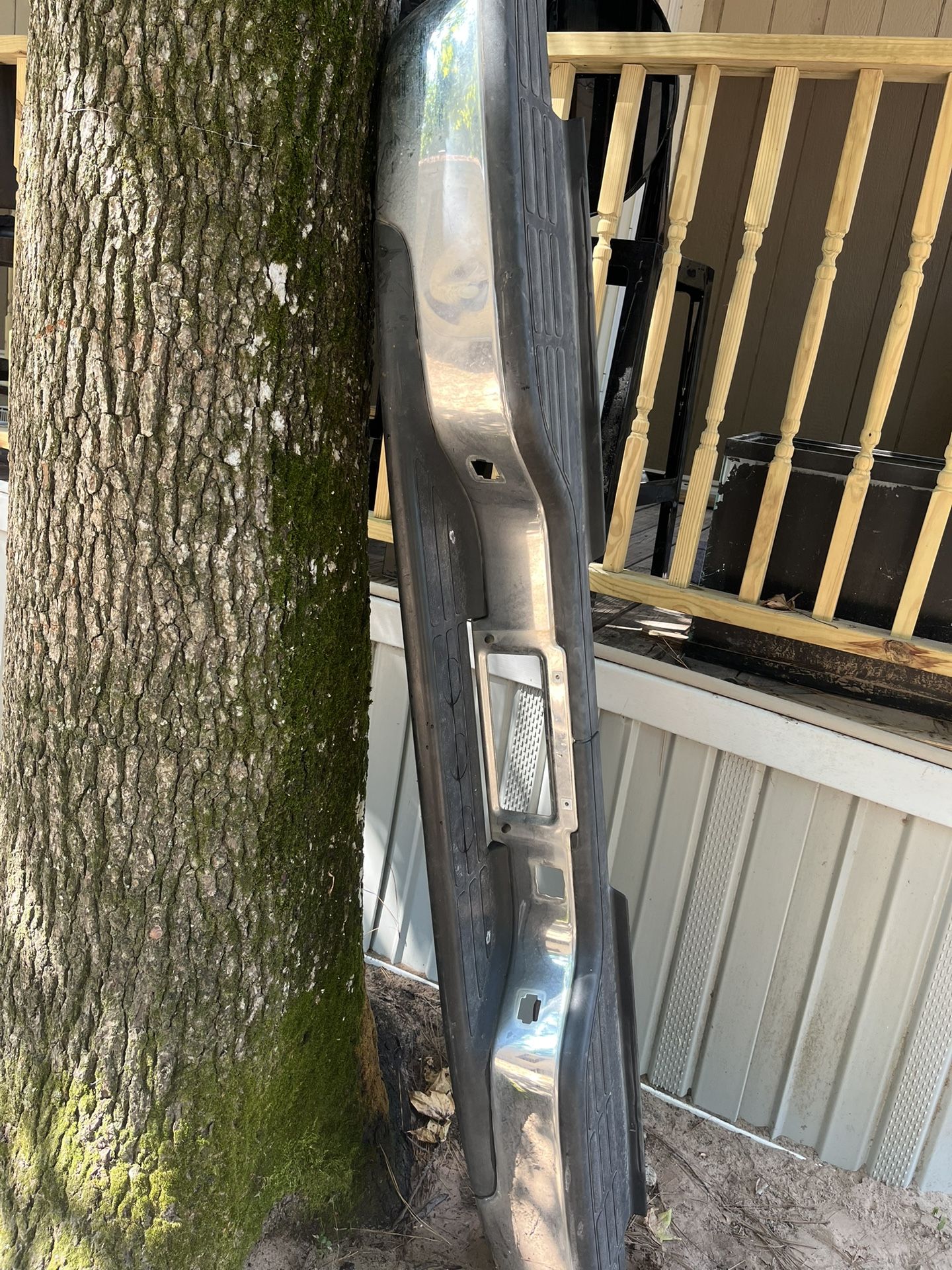 Chrome Rear Bumper – Silverado / Sierra 2500HD 3500HD (2007–2013)