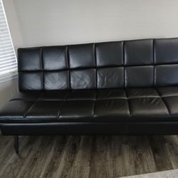 Felix Faux Leather Covertible Sofa
