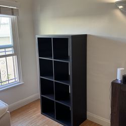 IKEA KALLAX Bookcase (Brown/Black) 2x4