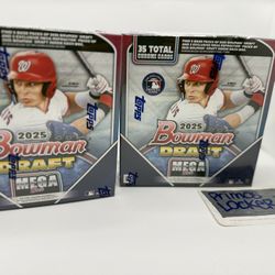 2025 MLB  Bowman Draft Mega Boxes 