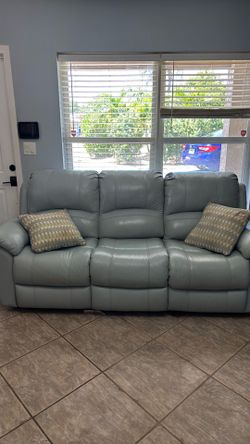 Leather sofa