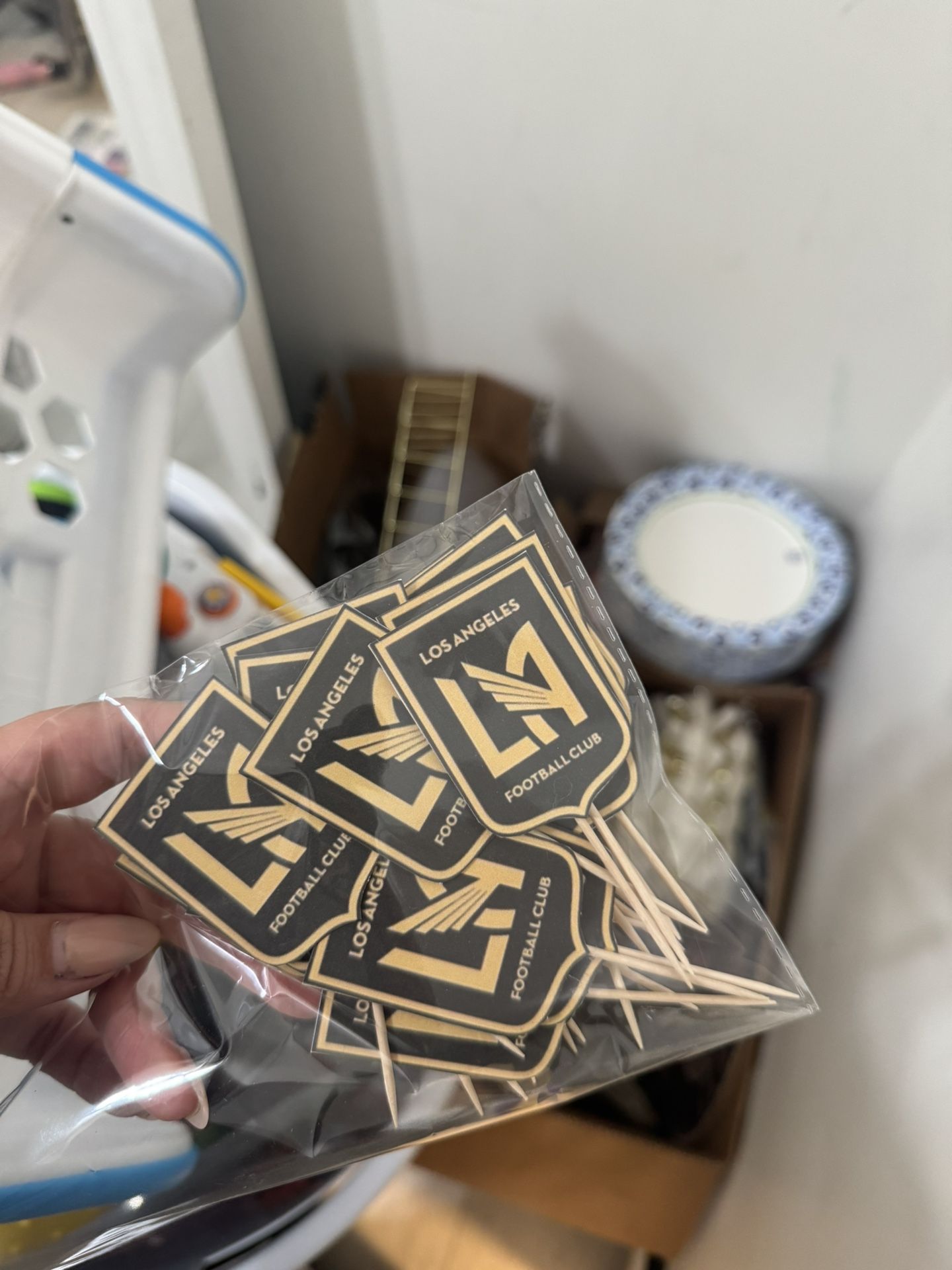 LAFC Cupcake Toppers