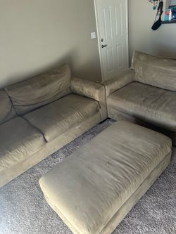 Couches with ottoman