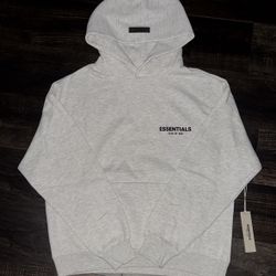 Light Oatmeal Essentials Hoodie