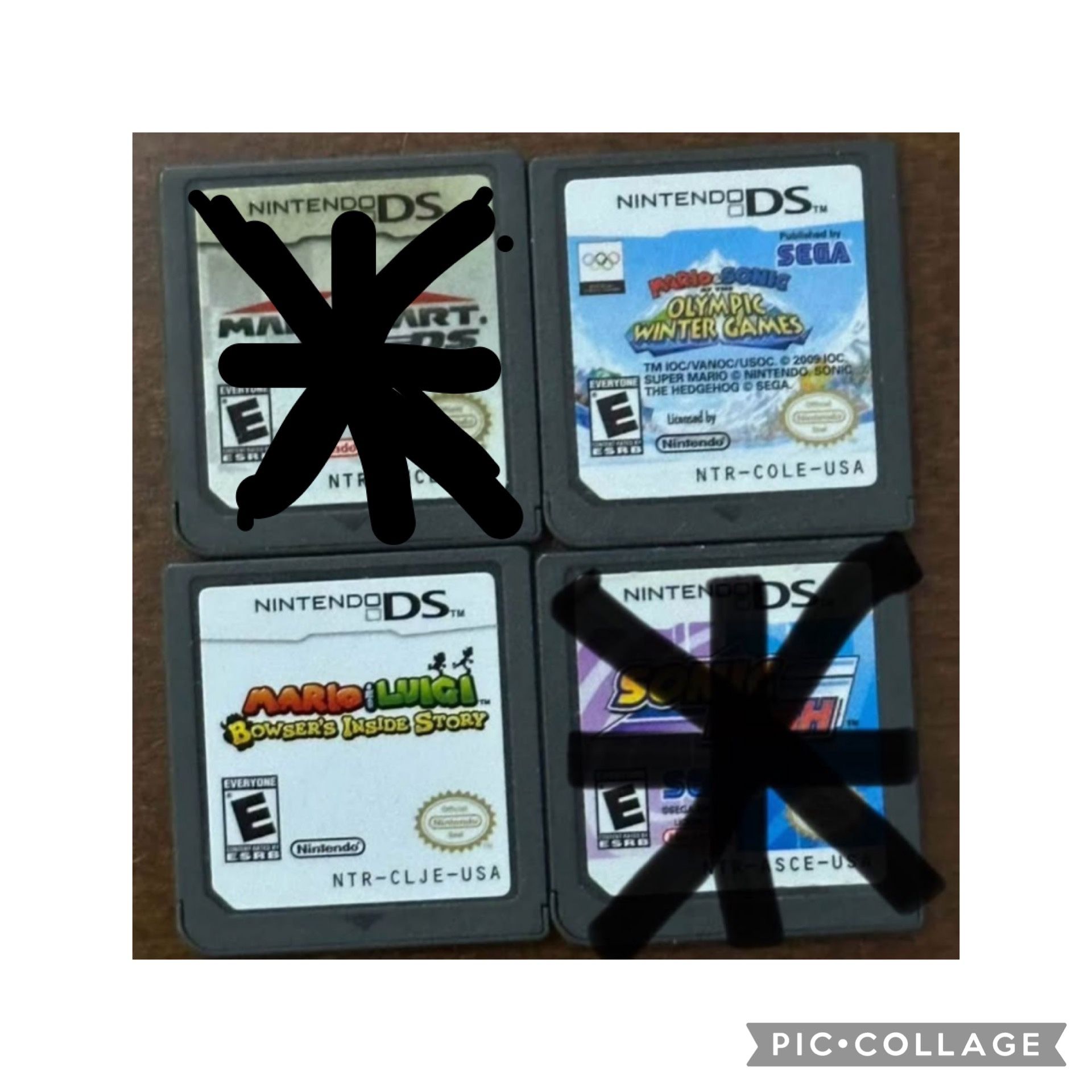 ($20 Each/Firm) 2 Nintendo Ds Games