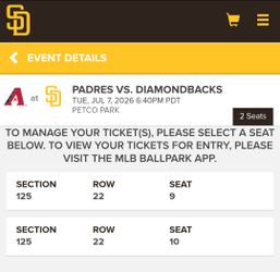 Padres vs Diamondbacks