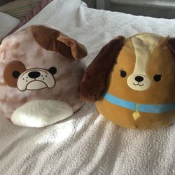 Two Large Squishmallow  Dogs!