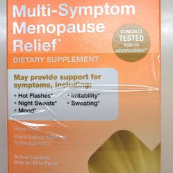 CVS Health Multi Symptom Menopause Relief Capsules, 60 CT

X 3 Box (90 Day Supply)