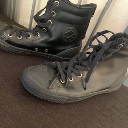 Converse Leather Fur Boots All Star CT Xhi