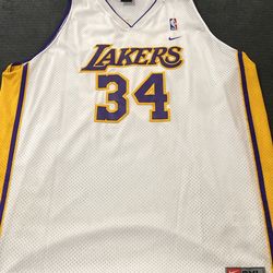 Vintage Nike Los Angeles Lakers Shaq Shaquille O’Neal #34 Jersey NBA    Size 3XL