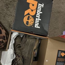 Timberland Work Boots *Price Is For Both*