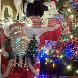 Fiber Optic Santa 28 Inch Tall 