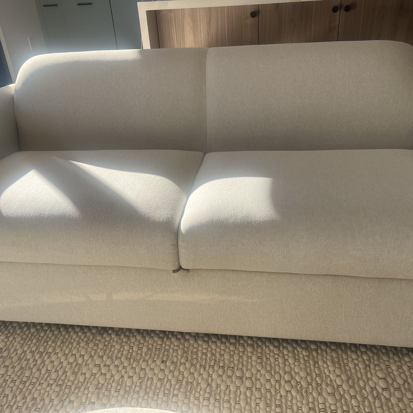 West Elm 78’ Storage couch in
