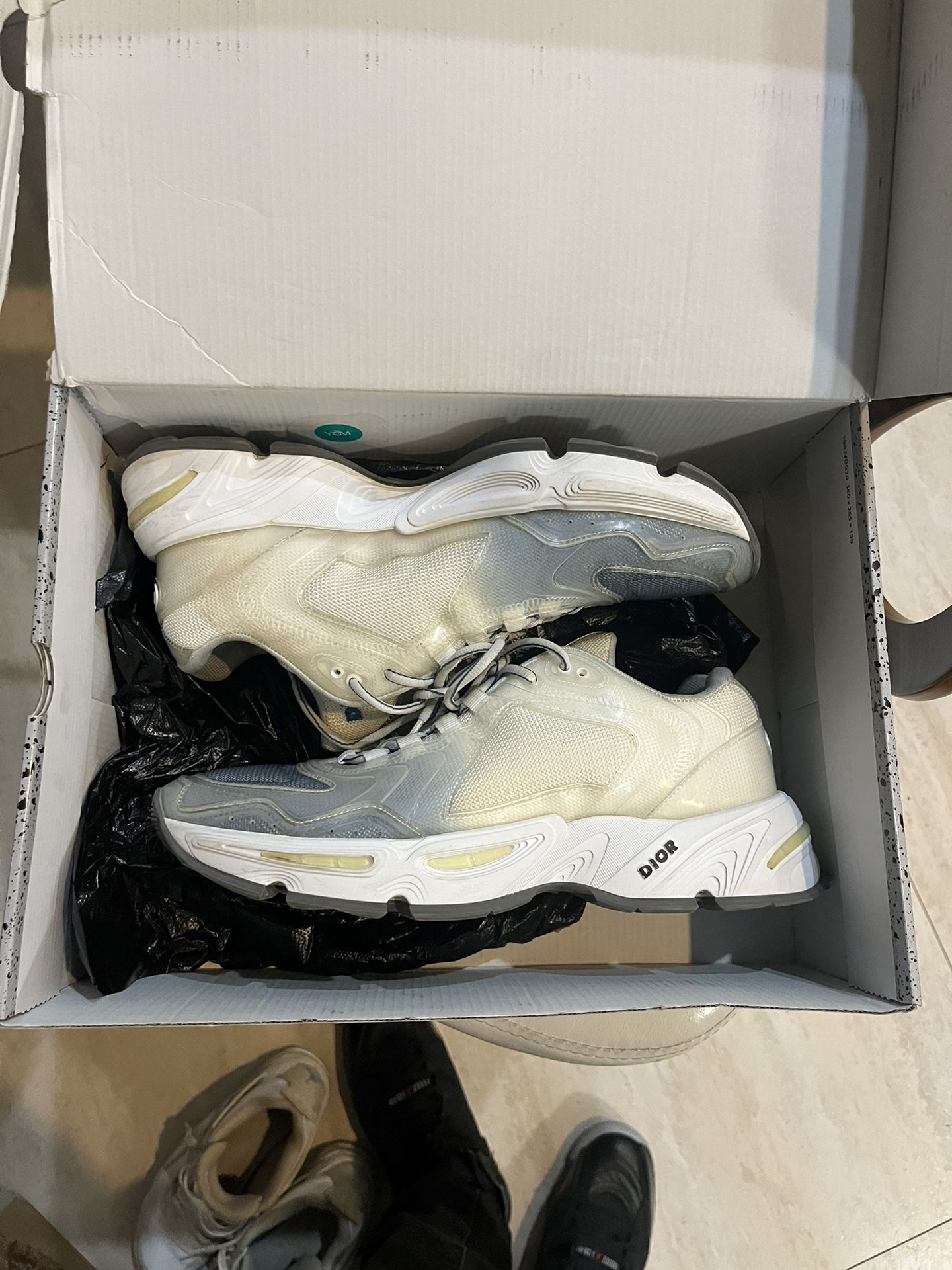 Christian Dior CD1 Gradient Blue Sneakers 10.5