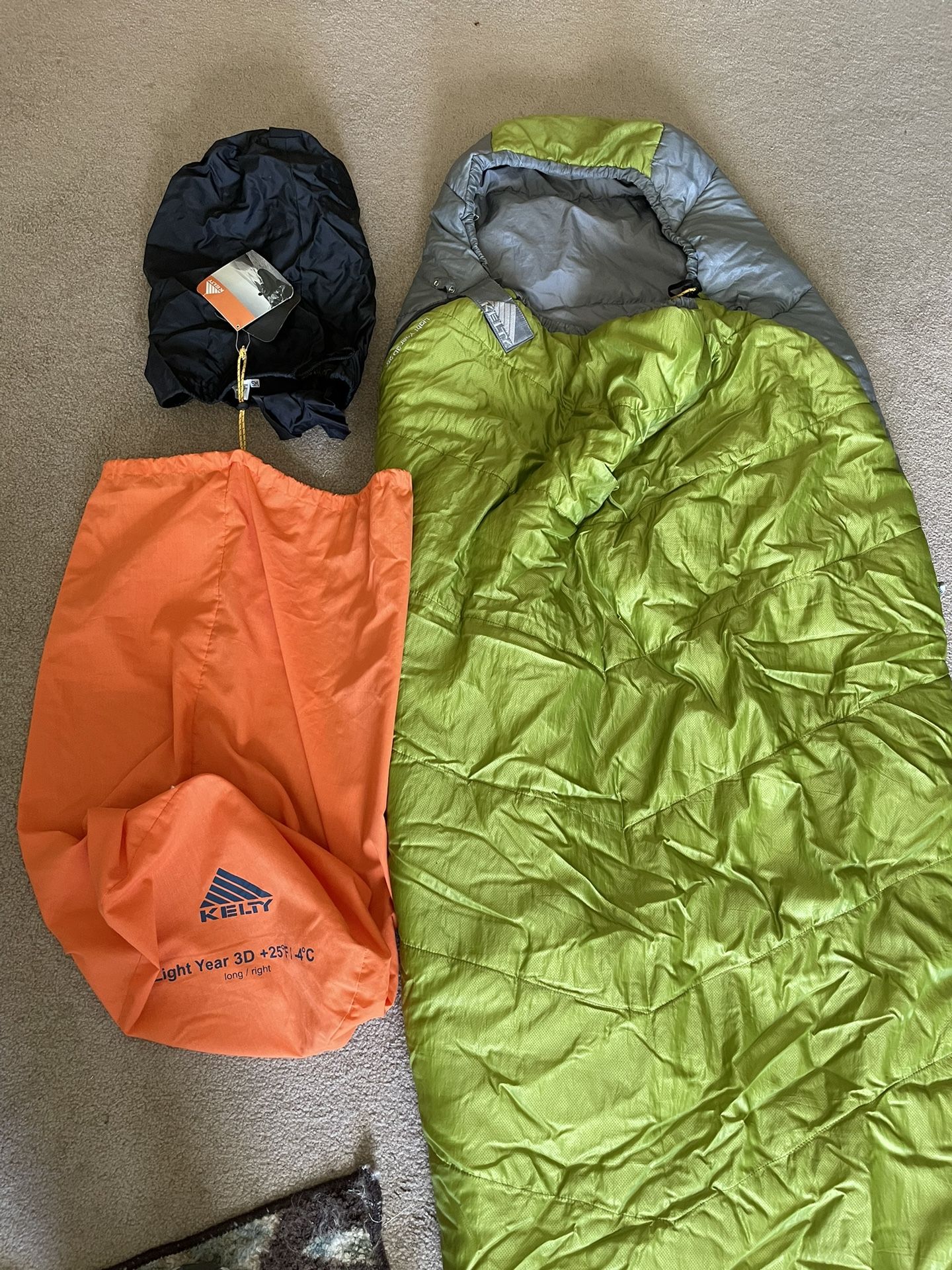 Kelty Light Year 3D 25 Degree Long Right Sleeping Bag