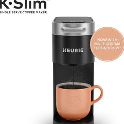 
Keurig K- Slim Single Serve K-Cup Pod Coffee Maker, Black

