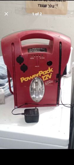 PowerPack 12V Rechargeable Portable Power Source