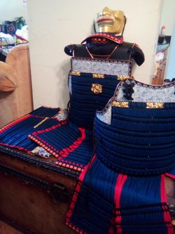 Japanese Samurai Gear Mask Two Vest Etc