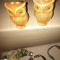 Owl Salt And Pepper Shakers 
