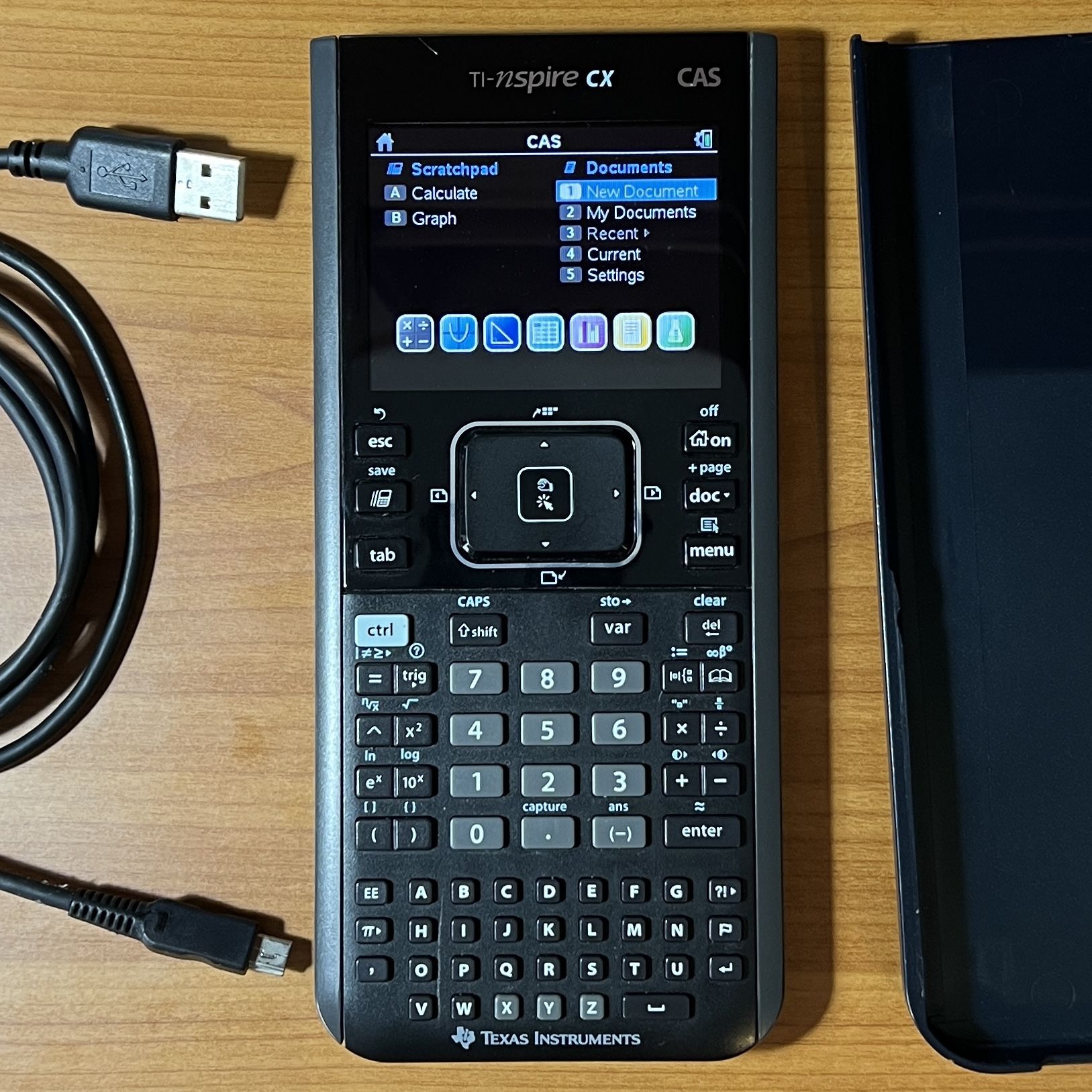 TI-Nspire CX CAS Graphing Calculator – Like New!