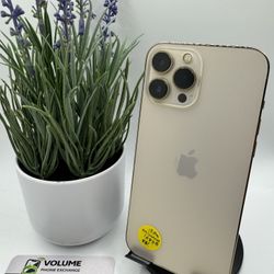 Apple iPhone 13 Pro Max 128GB Unlocked Gold Battery 82%