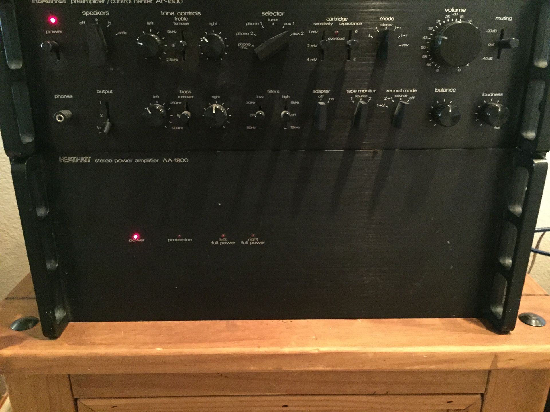 Vintage Heathkit AA-1800 Stereo Amplifier