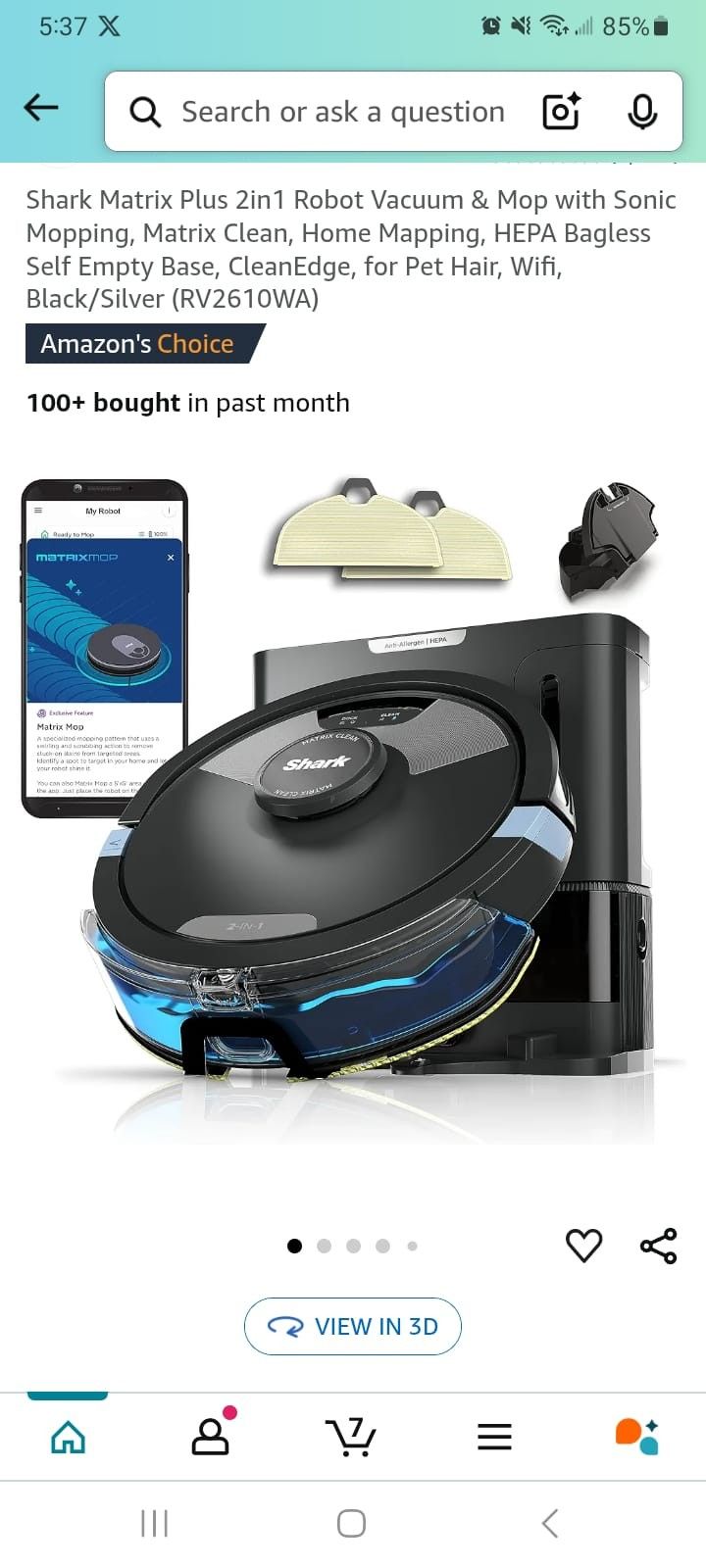 Shark Matrix Plus 2 In1