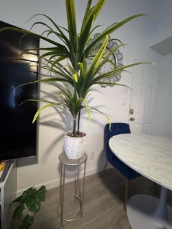 Large decorative faux plant