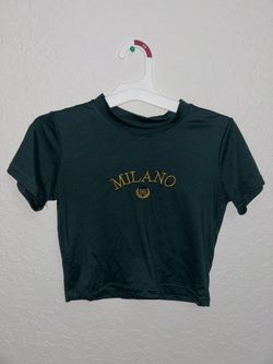 Milano italia Crop Tee