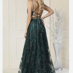 Emerald Green Prom Dress