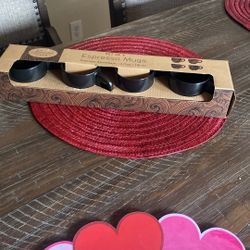 Set of 4 Espresso Mugs 