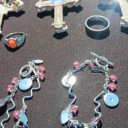 Costume Jewelrey Pendants Pins Brooches Rings Bracelets