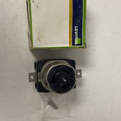 Leviton CS6369 Locking Flush Mount Grade, open box